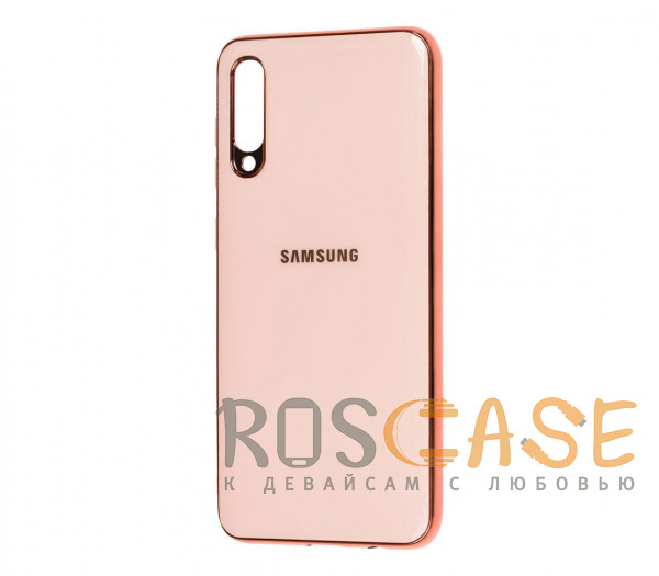 Фото Розовый / Rose Gold TPU чехол GLOSSY LOGO для Samsung Galaxy A50 (A505F) / A50s / A30s