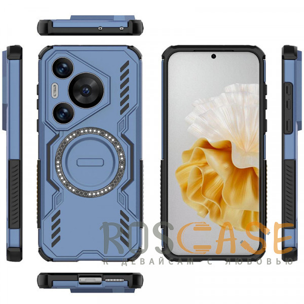 Фотография Синий Mirage MagSafe | Противоударный чехол с поддержкой MagSafe для Huawei Pura 70 Pro /70 Pro Plus