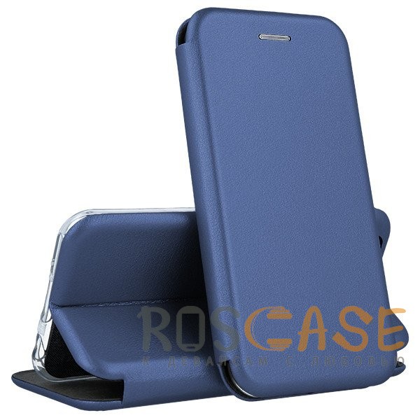 Фото Синий Open Color | Чехол-книжка для Samsung Galaxy Note 9 с функцией подставки и магнитом