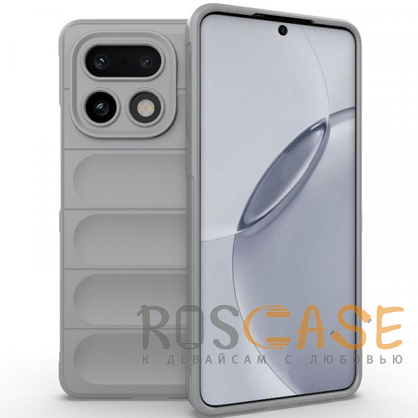 Фото Серый Flex Silicone | Противоударный чехол для Realme 16 Pro Plus с защитой камеры и микрофиброй