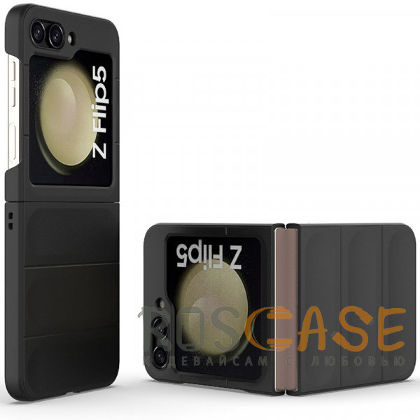 Фото Черный Flex Matte | Пластиковый чехол с Soft Touch покрытием для Samsung Galaxy Z Flip 5