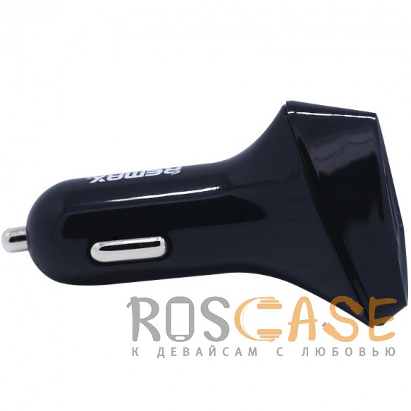 Фотография Черный REMAX RCC304 Aliens | Автомобильное зарядное устройство на 3 USB (4.2A)