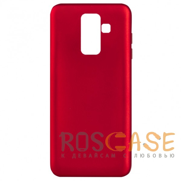 Фото Красный J-Case THIN | Гибкий силиконовый чехол для Samsung Galaxy J8 (2018)