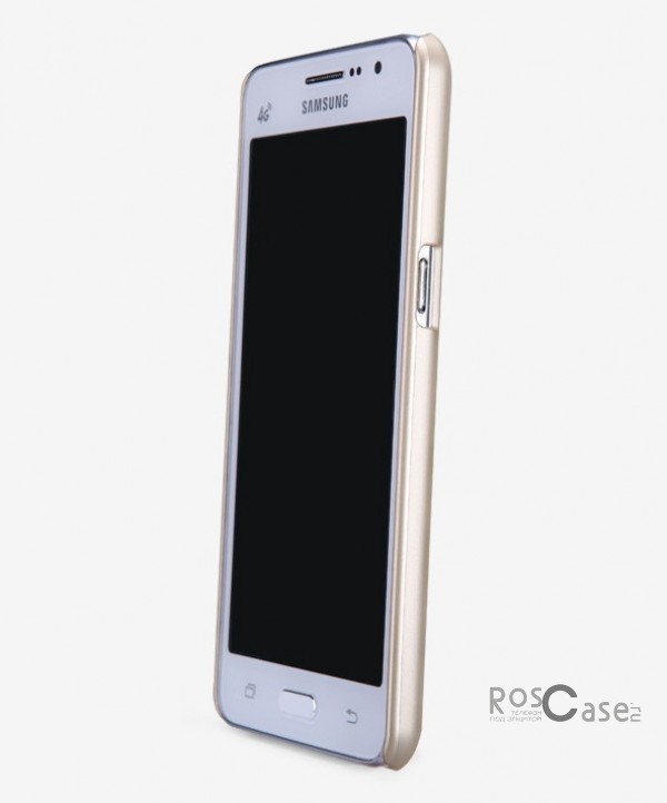 Фото Золотой Nillkin Super Frosted Shield | Матовый чехол для Samsung G530H/G531H Galaxy Grand Prime (+ пленка)