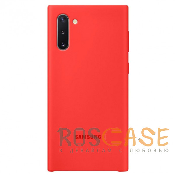 Фото Красный Чехол Silicone Cover для Samsung Galaxy Note 10