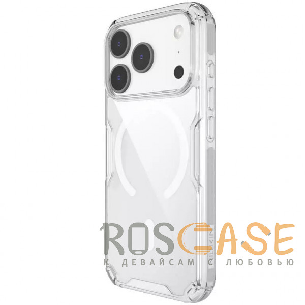 Фотография Прозрачный Nillkin Nature PRO Magnetic | Прозрачный силиконовый чехол для магнитной зарядки для iPhone 17 Pro