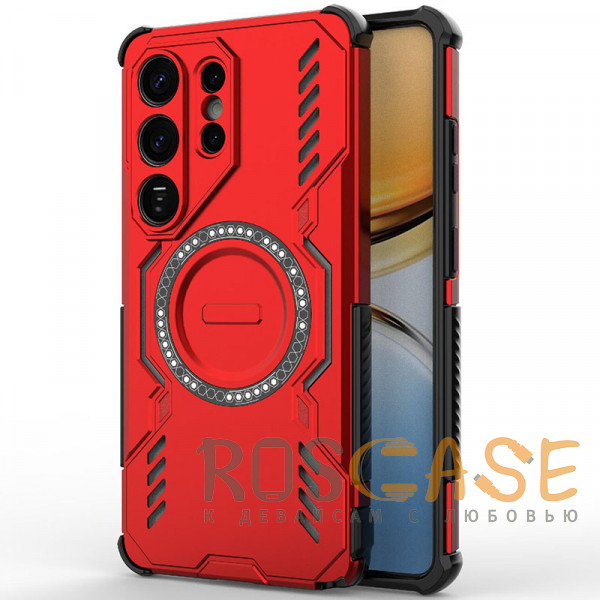 Изображение Красный Mirage MagSafe | Противоударный чехол с поддержкой MagSafe для Samsung Galaxy S26 Ultra