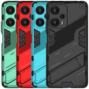 Megatron | Противоударный чехол-подставка для Xiaomi Redmi Note 12 Turbo / Poco F5 с защитой камеры