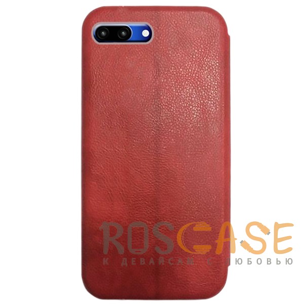 Фотография Красный Open Color 2 | Чехол-книжка на магните для Huawei Honor 10 с подставкой и внутренним карманом