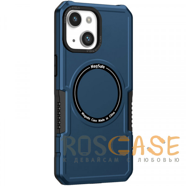 Фото Темно-синий Magnetic Armor | Противоударный чехол с поддержкой MagSafe для iPhone 14