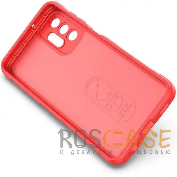 Изображение Красный Flex Silicone | Противоударный чехол для Samsung Galaxy A13 / A04s с защитой камеры и микрофиброй