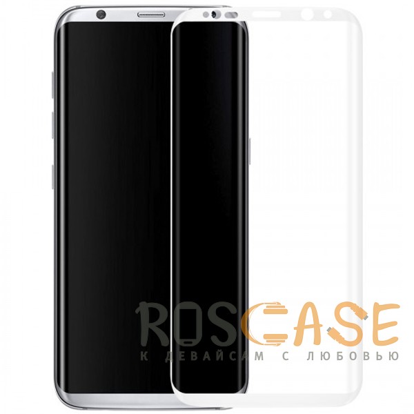 Фото Devia | Ударопрочное стекло с полной защитой экрана и цветной рамкой по краям для Samsung G950 Galaxy S8 / S9