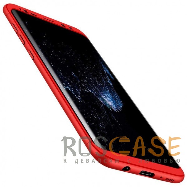 Фото Красный GKK LikGus 360° | Двухсторонний чехол для Samsung G950 Galaxy S8 с защитными вставками