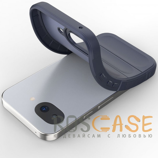 Фотография Темно-синий Flex Silicone | Противоударный чехол для Google Pixel 10a с защитой камеры и микрофиброй