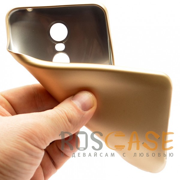 Изображение Золотой J-Case THIN | Гибкий силиконовый чехол для Xiaomi Redmi 5 Plus / Redmi Note 5 (Single Camera)