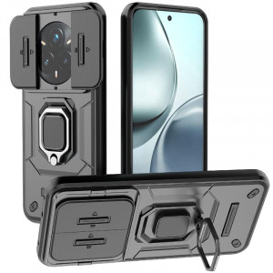 Transformer Ring Holder | Противоударный чехол с кольцом и шторкой камеры  для Realme 14 Pro Plus 5G