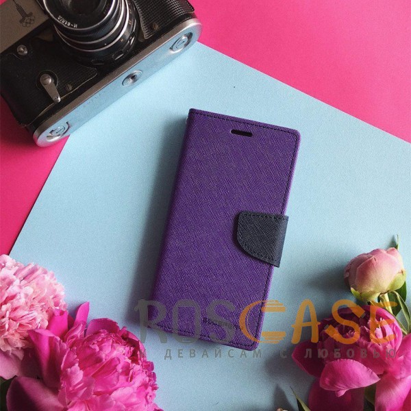 Фотография Фиолетовый / Синий Mercury Fancy Diary | Чехол-книжка для Xiaomi Mi 6
