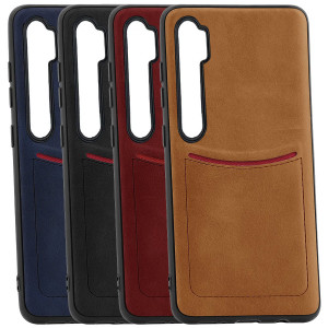 iLevel | Чехол с кожаным покрытием и карманом для Xiaomi Mi Note 10 (Pro) / CC9 Pro