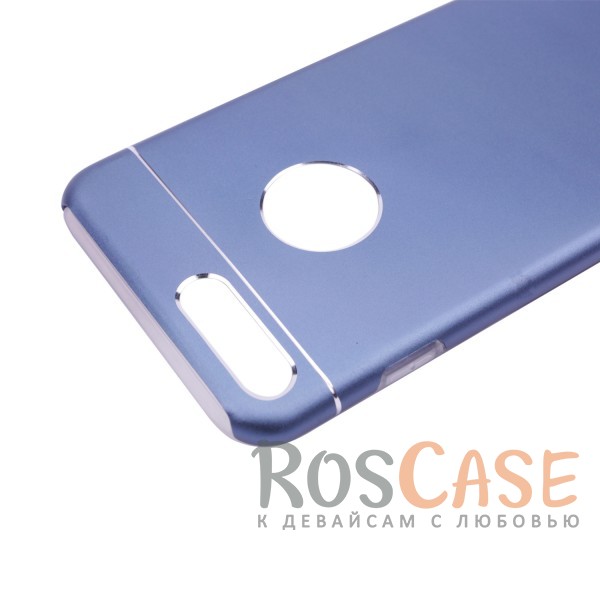 Изображение Синий Тонкий чехол для Apple iPhone 7 plus / 8 plus (5.5") из алюминия и силикона