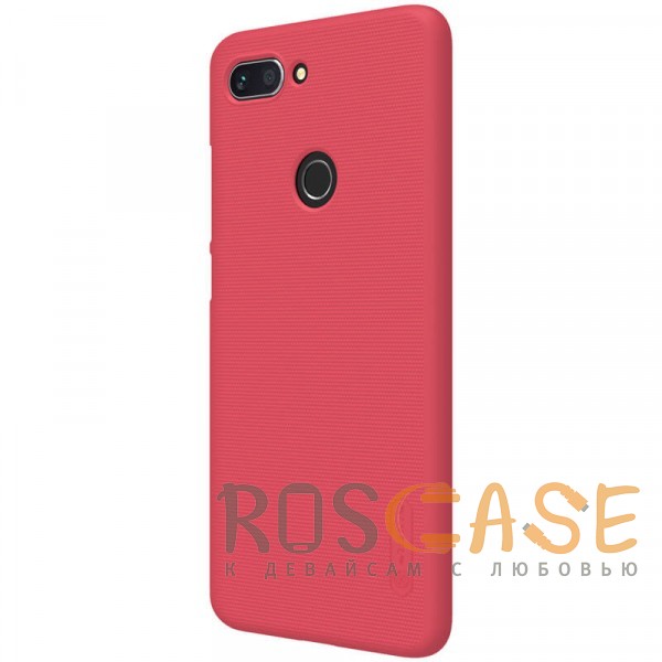 Изображение Красный Nillkin Super Frosted Shield | Матовый чехол для Xiaomi Mi 8 Lite / Mi 8 Youth (Mi 8X)