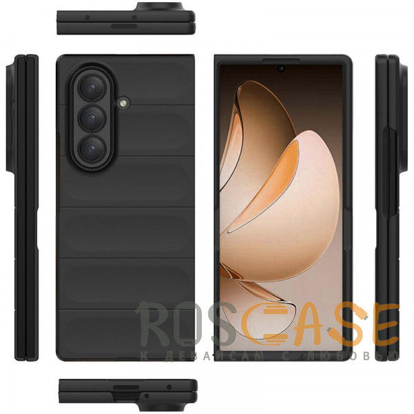 Фото Черный Flex Matte | Пластиковый чехол с Soft Touch покрытием для Samsung Galaxy Z Fold 7