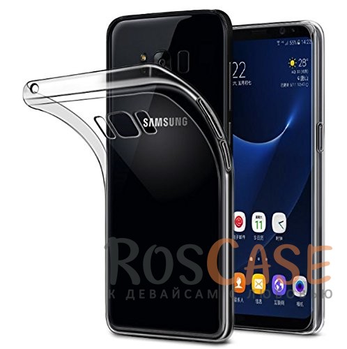 Фотография Прозрачный Ультратонкий силиконовый чехол для Samsung G955 Galaxy S8 Plus