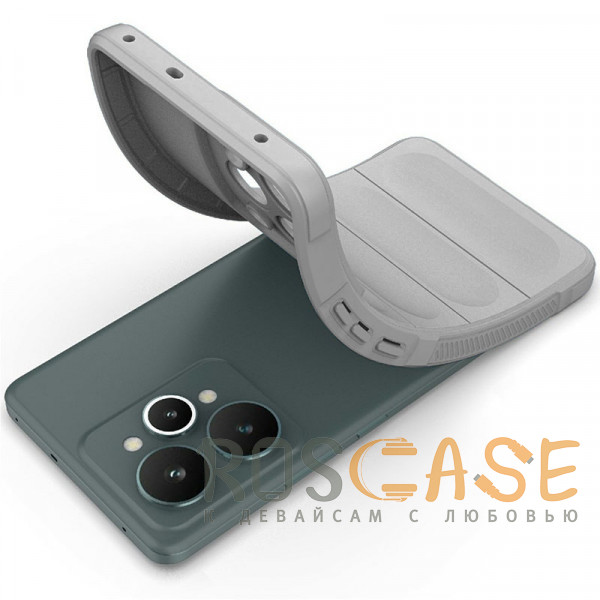 Фотография Серый Flex Silicone | Противоударный чехол для Realme 15 Pro 5G с защитой камеры и микрофиброй
