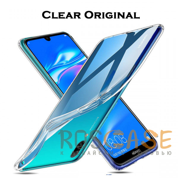 Изображение Clear Case | Прозрачный TPU чехол 2мм для Huawei Y7 Pro (2019) / Enjoy 9