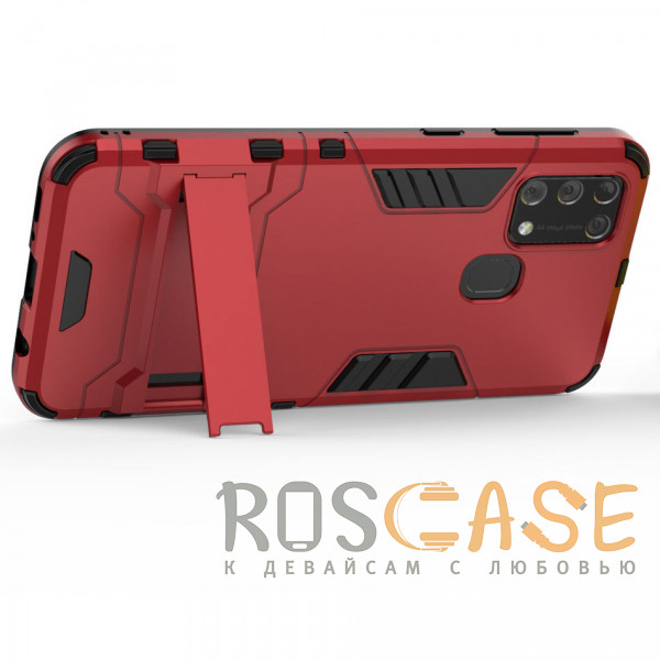 Изображение Красный Transformer | Противоударный чехол для Samsung Galaxy M31 / F41 / M21s с мощной защитой корпуса