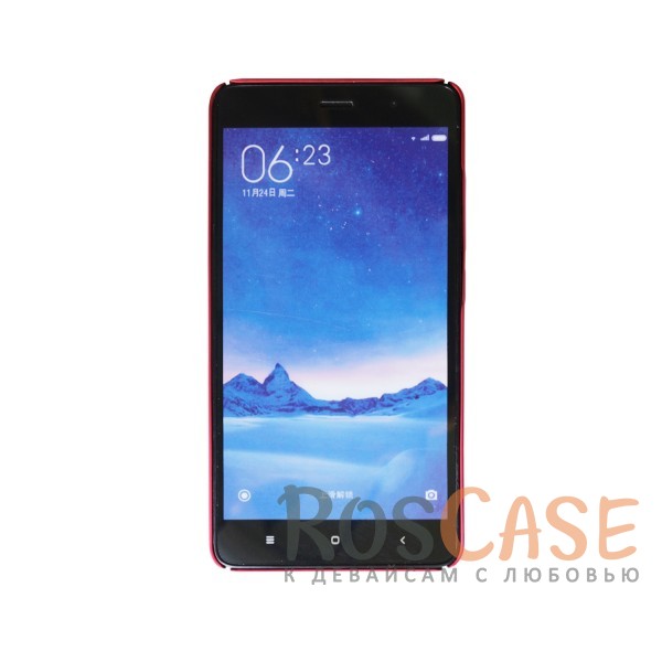 Фотография Красный Joyroom | Матовый soft-touch чехол для Xiaomi Redmi Note 3/Redmi Note 3 Pro с защитой торцов