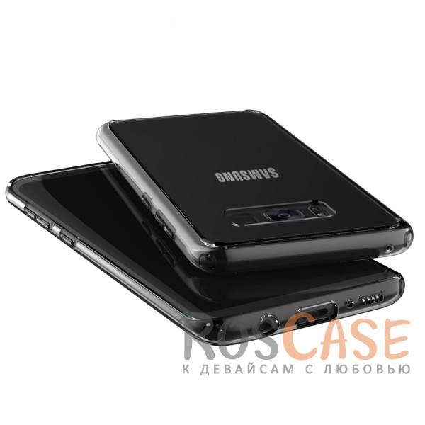 Изображение Черный / Transparent black Rock Pure | Ультратонкий чехол для Samsung G950 Galaxy S8 из прозрачного пластика