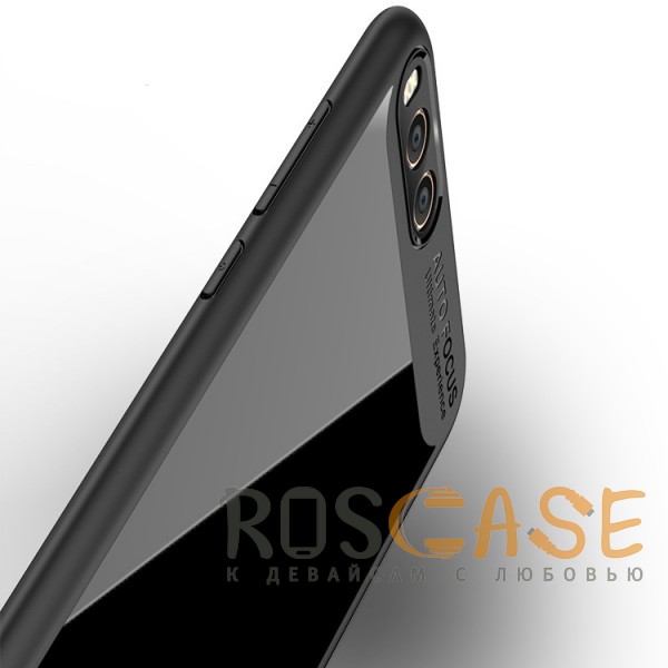 Изображение Черный iPaky Hard Original | Прозрачный чехол для Xiaomi Mi Note 3 с защитными бортиками