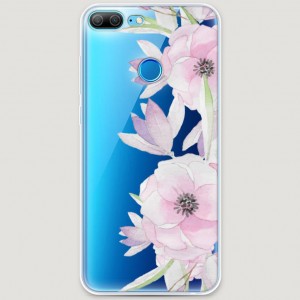RosCase | Силиконовый чехол Нежные анемоны на Huawei Honor 9 Lite