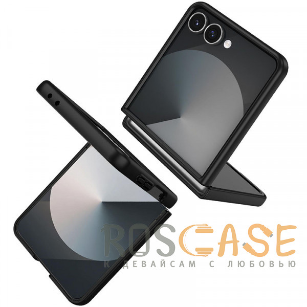 Фото Черный Matte Shield | Тонкий матовый пластиковый чехол для Samsung Galaxy Z Flip 7