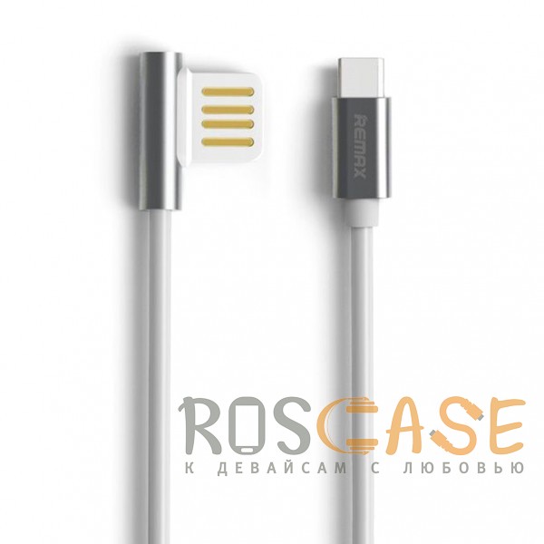 Фото Remax Emperor | Дата кабель USB to Type-C с угловым штекером USB (100 см)