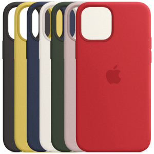 Силиконовый чехол Silicone Case с микрофиброй для iPhone 12 Pro Max