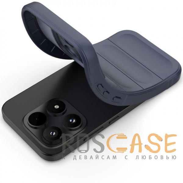 Фотография Темно-синий Flex Silicone | Противоударный чехол для Xiaomi Mi 17 с защитой камеры и микрофиброй