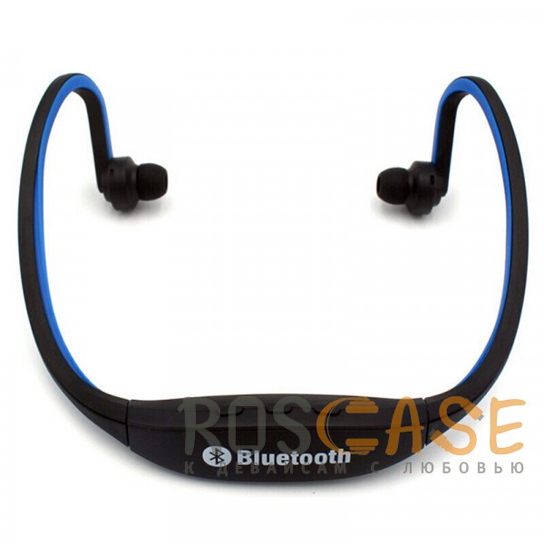 Фото Синий ZK-S9 | Спортивные беспроводные наушники bluetooth с микрофоном (слот для microSD)