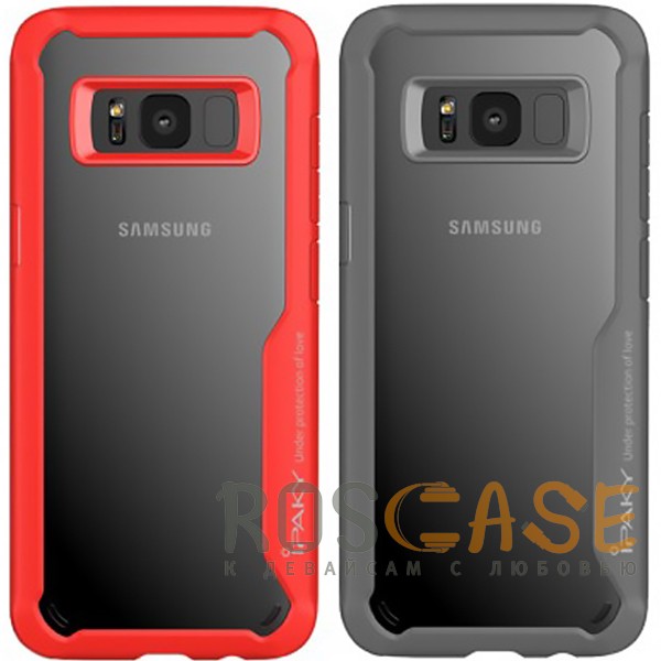 Фото iPaky Luckcool | Чехол для Samsung G955 Galaxy S8 Plus с цветными силиконовыми вставками