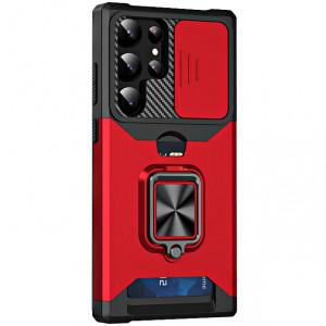 Multi Case | Чехол с кольцом, отделением  для Samsung Galaxy S22 Ultra
