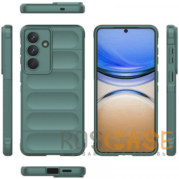Фото Зеленый Flex Silicone | Противоударный чехол для Samsung Galaxy S26 Plus с защитой камеры и микрофиброй