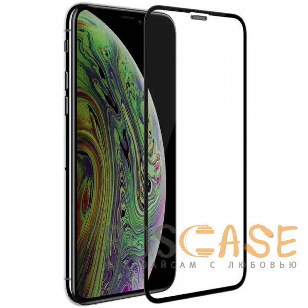 Фотография Черный Nillkin 3D CP+ MAX | Защитное стекло с полной проклейкой для iPhone 11 Pro / X / XS