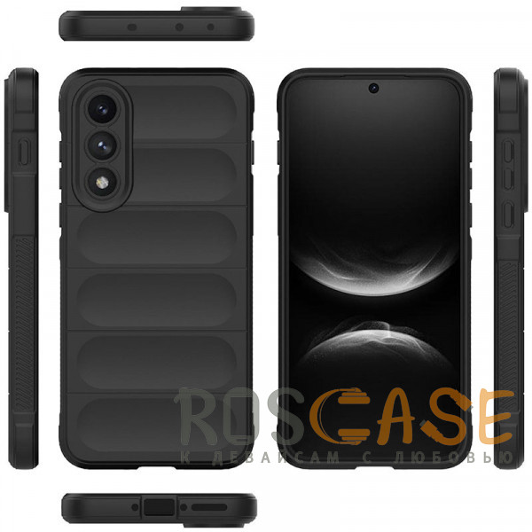 Фото Черный Flex Silicone | Противоударный чехол для OnePlus Nord 5 5G / Ace 5 Ultra с защитой камеры и микрофиброй