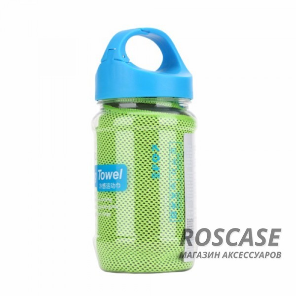 Фото Зеленый / Green Полотенце Rock (Sports Cooling Towel in a bottle)