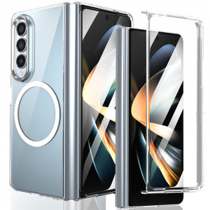 Crystal 3D Magsafe | Прозрачный пластиковый чехол  для Samsung Galaxy Z Fold 4