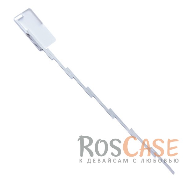 Изображение Белый 2 в 1! Чехол и селфи-палка для Apple iPhone 6 plus (5.5")  / 6s plus (5.5") из алюминия и ABS пластика
