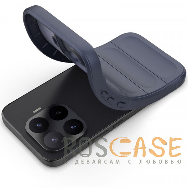 Фотография Темно-синий Flex Silicone | Противоударный чехол для Xiaomi Mi 17T с защитой камеры и микрофиброй