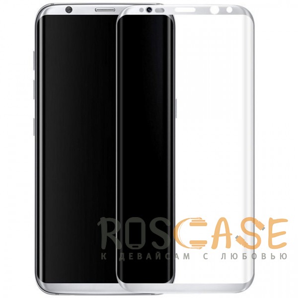 Фото Серебряный Vmax CP+ | Стекло 3D для Samsung G950 Galaxy S8 / S9 на весь экран