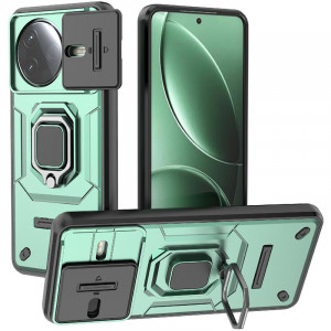 Transformer Ring Holder | Противоударный чехол с кольцом и шторкой камеры  для Xiaomi Poco F7 Pro