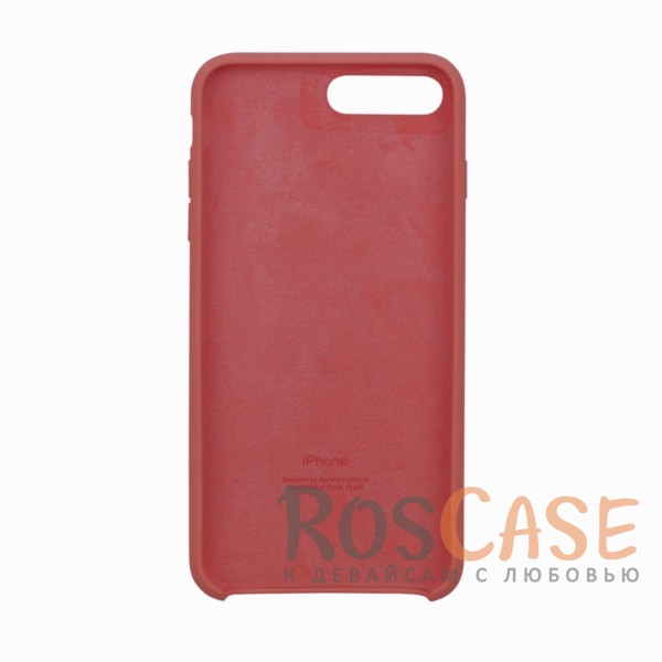Фотография Красный / Red Wine Оригинальный силиконовый чехол для Apple iPhone 7 plus (5.5") (реплика)